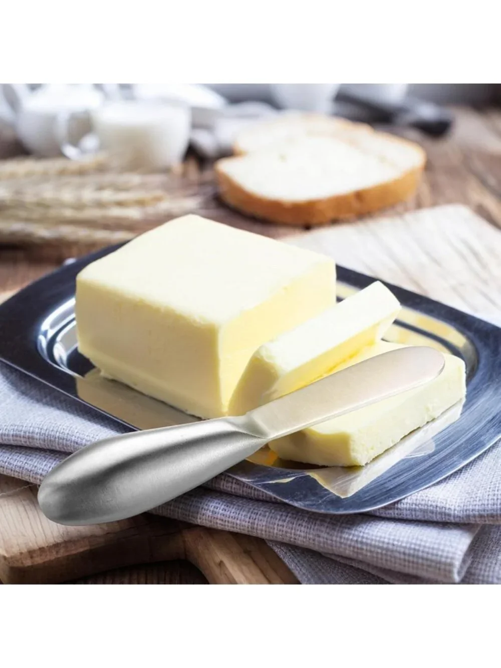 24-Piece Stainless Steel Spreader Knife Set for Cheese, Butter, Jam